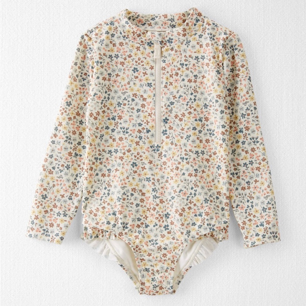 NWT Little Planet - Toddler Recycled 1-Piece Rashguard Swimsuit